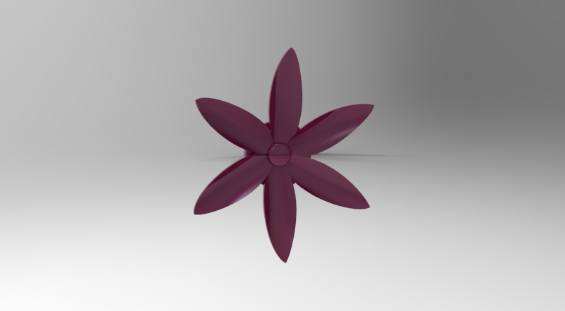 Blumen-ref-magnet Haushaltswaren 3D print model - Mito3D