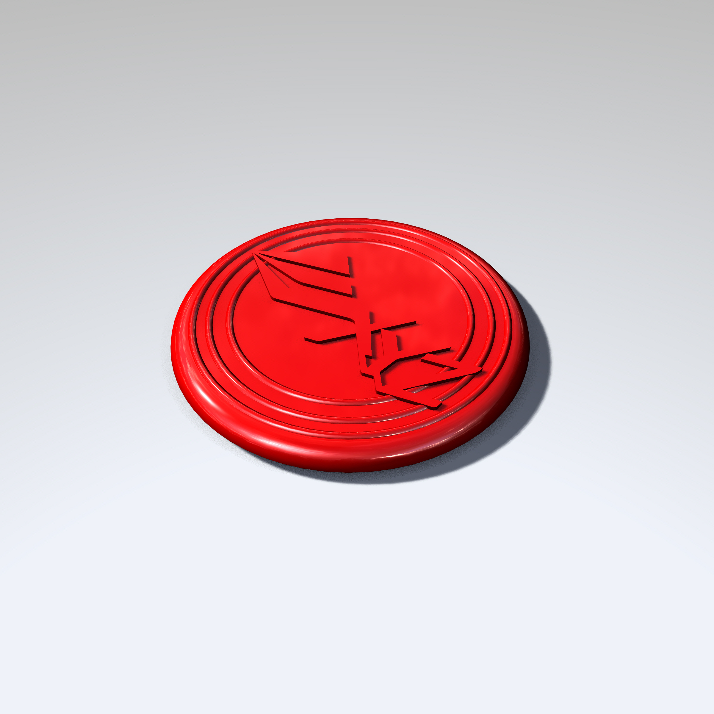 flying disc - xyz frisbee toys summer toy 3D print model - Mito3D