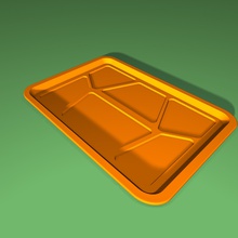 food tray housewares bbq 3d print model - Mito3D