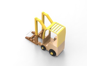 forklifter telefon tutucu ofis Organizatör traktör 3d print model - Mito3D