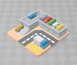 un parking gratuit les jouets monopole 3d print model - Mito3D