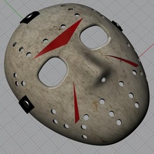 friday 13th mask art fridaythe13th halloween horror nightmare 3d print model - Mito3D
