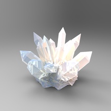 frozen crystal 20-mix gradient mix 20 gemischte Farbe 3d print model - Mito3D