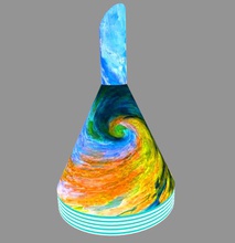funnel 2 housewares color mixed bag 3d print model - Mito3D
