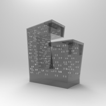 g-tower art tower 3d print model - Mito3D