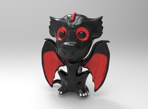 gioco di troni drago i giocattoli colore figurine ottenuto og 3d print model - Mito3D