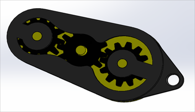 engrenagem chaveiro as ferramentas altec cadeia chave nub 3d print model - Mito3D
