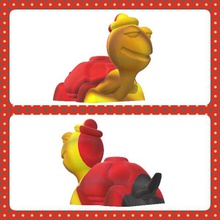 alemán tortuga de papel peso art color figuritas 3d print model - Mito3D