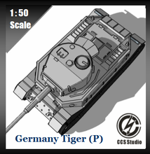 Alemanha tigre brinquedos tanque guerra ii 3d print model - Mito3D