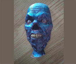 fantasma de la cara art estatuilla figuritas halloween horror miedo 3d print model - Mito3D