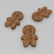 pan de jengibre galletas con forma hombre artículos para el hogar las cookies alimentación la impresora 3d print model - Mito3D