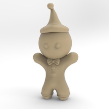 gingerbread man housewares christmas 3d print model - Mito3D