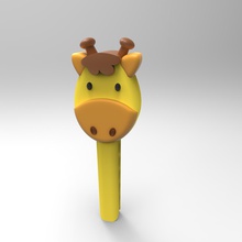 zürafa peg zücaciye klip tutucu 3d print model - Mito3D