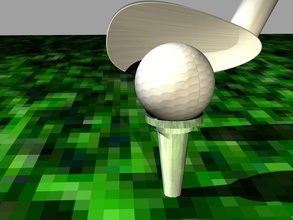 golf tees toys 3d print model - Mito3D