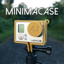 gopro minimalist case gadgets accessory cap skeleton 3d print model - Mito3D