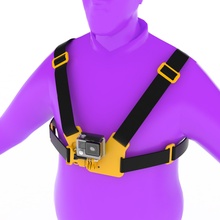 gopro torso mount gadgets chest sports 3d print model - Mito3D