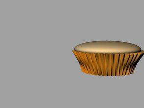 gradient cupcake 20 mix american food cup cake usa 3d print model - Mito3D