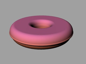 gradient donut 20 mix american food usa 3d print model - Mito3D