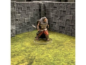 greel opportunistic warlock toys 28mm 32mm game gaming mini miniature roleplaying rpg tabletop 3d print model - Mito3D