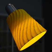 groove Lampenschirm Haushaltswaren 3d print model - Mito3D