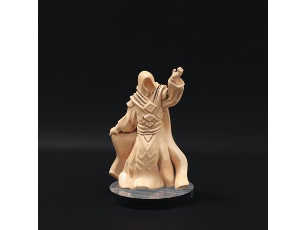 guild mage redux - 32mm toys 28mm game gaming mini miniature tabletop 3D print model - Mito3D