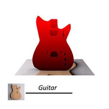 guitar body toys color diy make your own music 3d print model - Mito3D