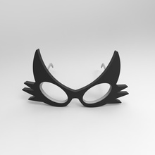 halloween vidro b a moda óculos o dia das bruxas festa 3d print model - Mito3D