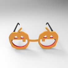 halloween vidro a moda óculos o dia das bruxas festa 3d print model - Mito3D