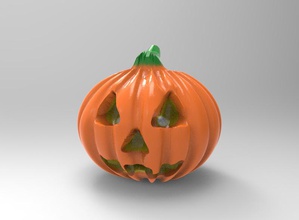 halloween pumpkin toys color holiday pumkin scary 3d print model - Mito3D