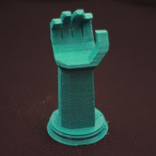 hand Halter Kunst 3d print model - Mito3D