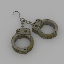 Handschellen Ohrringe Tag Mode handcuffdangleearrings handcuffday 3d print model - Mito3D