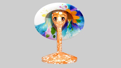hat holder fashion color housewares 3d print model - Mito3D