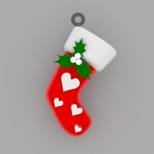 heart stockings 1 housewares 3d print model - Mito3D