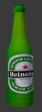 heineken, la cerveza de botella artículos para el hogar color heineken cajón sastre las texturas 3d print model - Mito3D