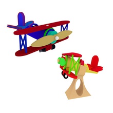 hélicoptère jouet stand les jouets l'éducation l'hélicoptère apprendre pièces 3d print model - Mito3D