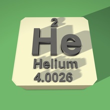 helium periodic table fridge magnet education 3d print model - Mito3D