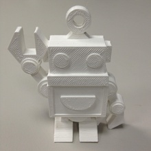 Hallo Roboter Bildung wieder Schule Anhänger 3d print model - Mito3D