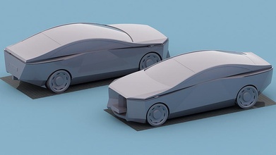 outono brinquedos automotivo design carro cardesign conceito Projeto elétrico verde sedan brinquedo tsyrik Aleksey veículo zrk zrkherfst 3d print model - Mito3D