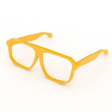 hipster óculos de armação a moda acessório da base dados accessorybase quadro 3d print model - Mito3D