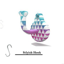 hook1 housewares color hook organize style 3d print model - Mito3D