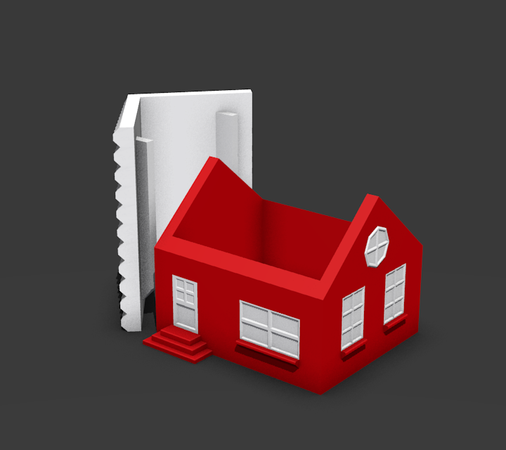 house 20 duo 3D print model - Mito3D