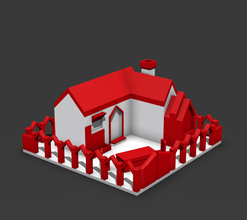 house block 20 duo 3d print model - Mito3D