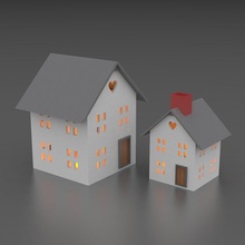 house christmas decoration housewares 3d print model - Mito3D