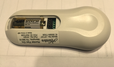 hunter fan remoto tampa da bateria utilidades domésticas fã controle 3d print model - Mito3D