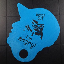 insideout fans v2 housewares disney fan sideface 3d print model - Mito3D