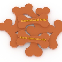 international dog biscuit appreciation day 5 art 3d print model - Mito3D