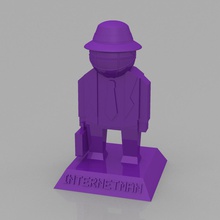 internet day man toys internetday internetman 3d print model - Mito3D