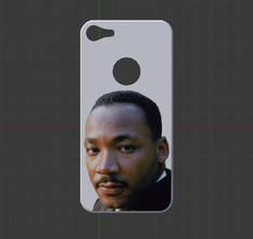 ip7 back case martin luther king gadgets color iphone 7 mixed bag texture 3d print model - Mito3D