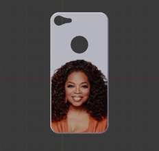 ip7 back case oprah winfrey gadgets color iphone 7 mixed bag texture 3d print model - Mito3D