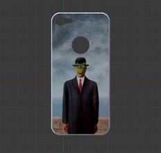 ip7 back case son man gadgets color iphone 7 mixed bag texture 3d print model - Mito3D